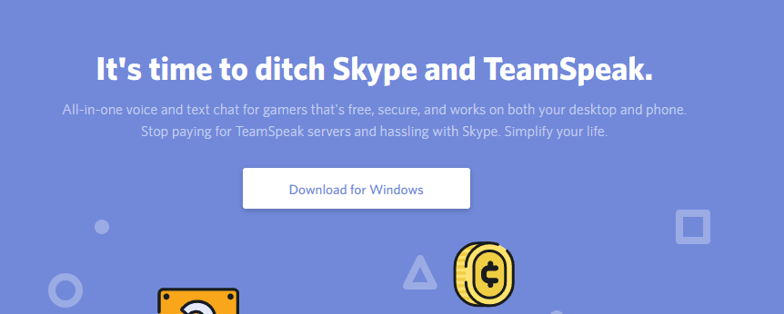 <em>Until recently, Discord carried the above slogan on its homepage. Image Credit:</em><a href="https://www.reddit.com/r/softwaregore/comments/efk4in/its_time_to_ditch_skype_and_teamspeak/" target="_blank" rel="noreferrer noopener nofollow"><em> /u/asdi144 from Reddit</em></a><em>.</em>