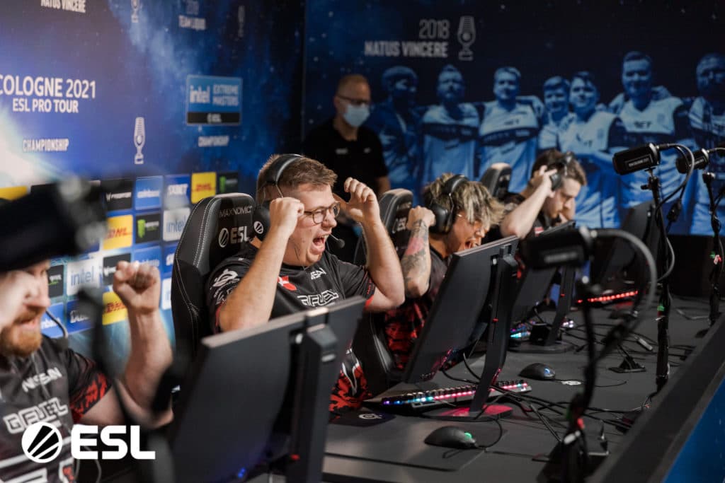 (Photo Credit: ESL) Karrigan in jubilation after their IEM Cologne qualification