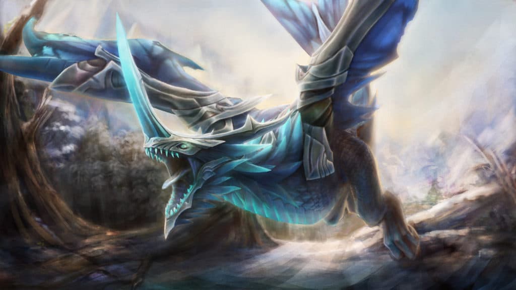 Portents of the Elder Myth Winter Wyvern Loading Screen (via Valve)