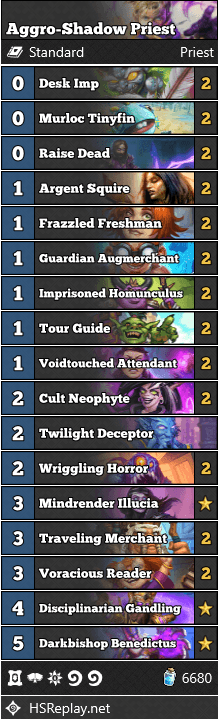 Aggro-Shadow Priest Decklist