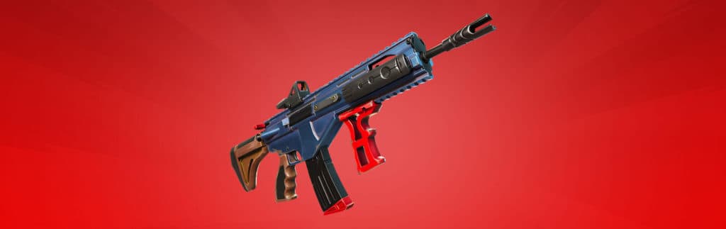 MK-7 Assault rifle. Image Credit: <a href="https://esports.gg/news/fortnite/ludwig-mondays-fortnite-epic-games/">Epic Games</a>.