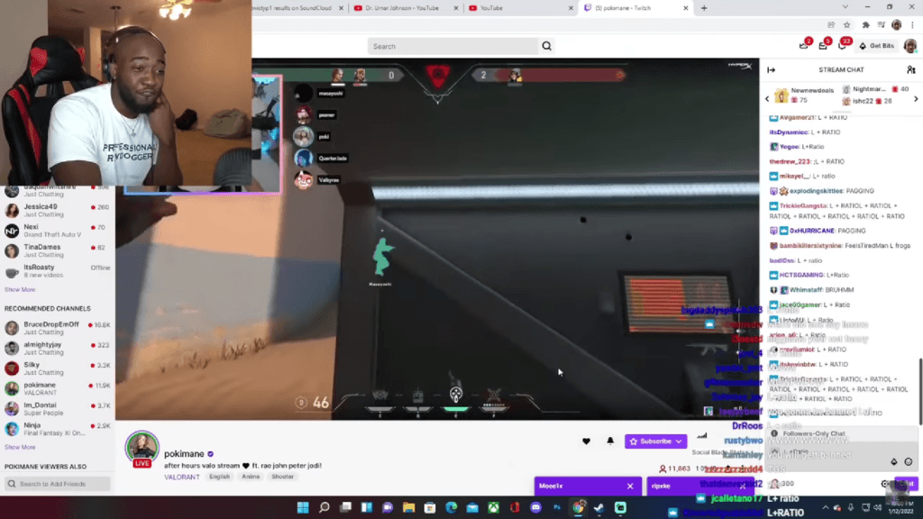 JiDion's last stream on Twitch