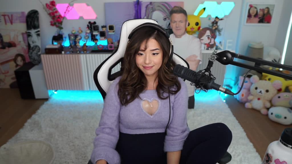 Twitch streamer pokimane.