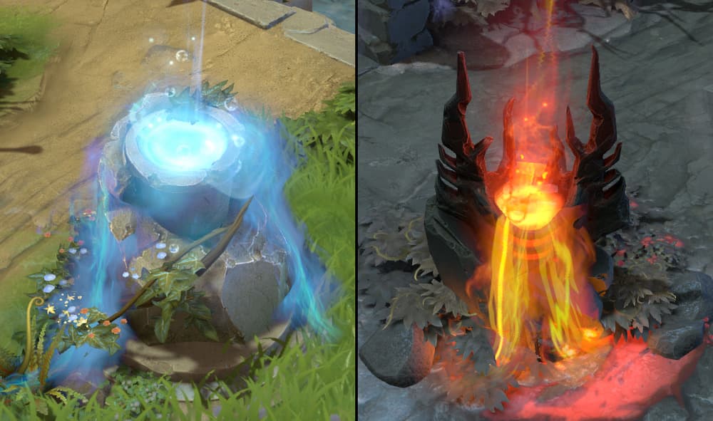 Shrines in Dota 2