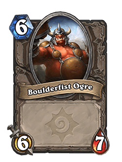 The Boulderfist Ogre card. Image via Blizzard Entertainment.