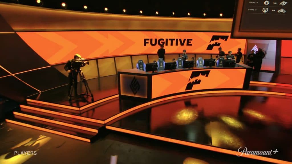 "Team Fugitive"'s LCS segments seem to have been filmed at the LCS studios