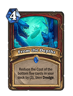 From the Depths<br>Old: [Costs 3] →&nbsp;<strong>New: [Costs 4]</strong>