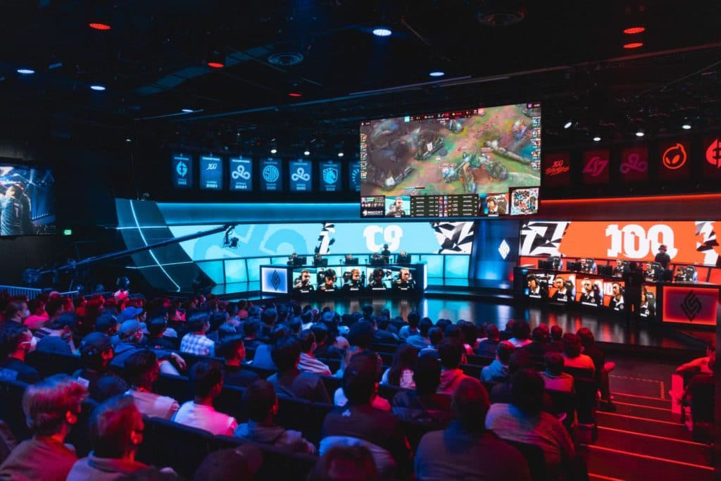 Cloud9 in action in LCS Summer Split Week 7 ( Image Credit:&nbsp;Tina Jo/Riot Games via ESPAT)