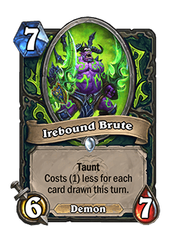 Irebound Brute<br>Old: [Costs 8] → <strong>&nbsp;New: [Costs 7]</strong>