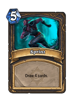 Sprint<br>Old: [Costs 6] → <strong>&nbsp;New: [Costs 5]</strong>