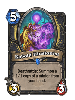 Kobold Illusionist<br>Old: [Costs 4] → <strong>New: [Costs 5]</strong>