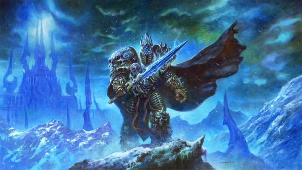 Death Knight hero artwork. Image via Blizzard Entertainment.