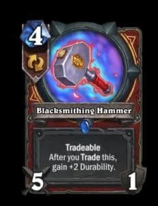 Blacksmithing Hammer<br>(Image via Blizzard)