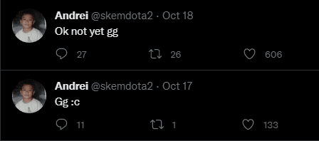 BOOM Esports.skem's tweets after making it through tiebreakers.