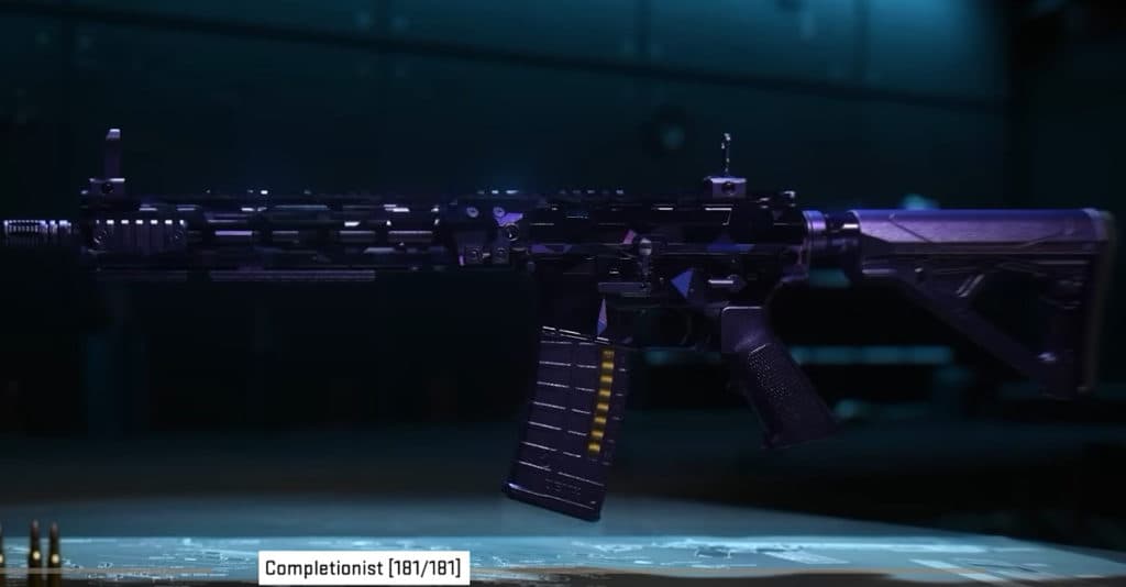 Possibly "Dark matter lookalike" camo from MW2. Photo via Espresso.