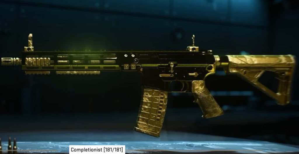 Gold camo in MW2. Photo via Espresso.