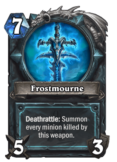 Frostmourne - Frozen Throne set - Hearthstone