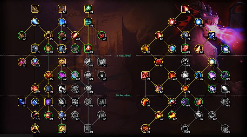 <em>A Devastation tree with a focus on buffing Deep Breath and Pyre. </em>