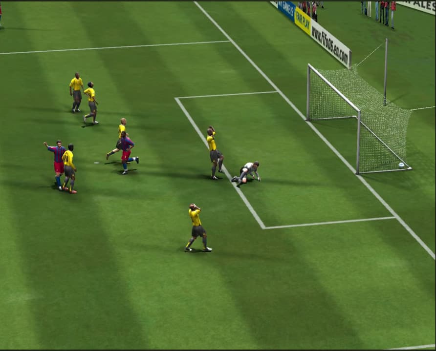 FIFA 06 PC Gameplay<br>Screencapped from <a href="https://youtu.be/UkV7vv1JRjk" target="_blank" rel="noreferrer noopener nofollow">igcompany.</a>