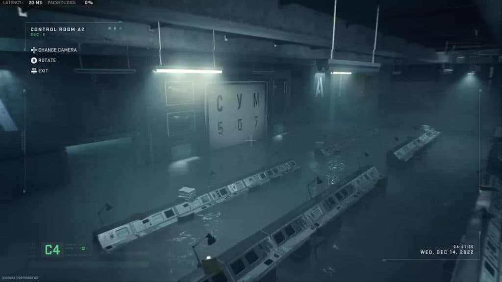 One of the two code rooms in the Atomgrad Raid. Image via Activision.