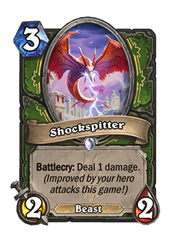 Shockspitter cost increased from 2 to 3 Mana<br>Image via Blizzard